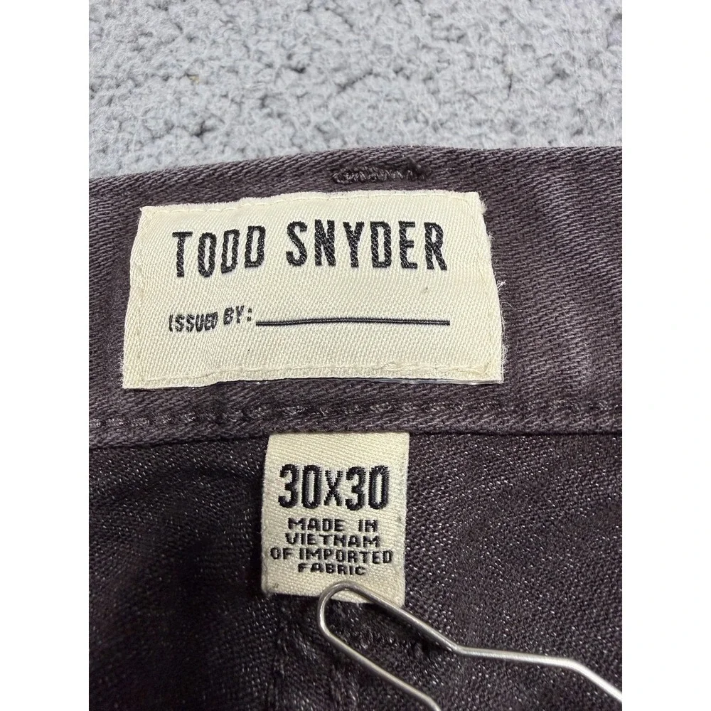 Todd Snyder Jeans Mens 32x27‎ Brown Slim Fit Stretch Denim Casual 5-Pocket